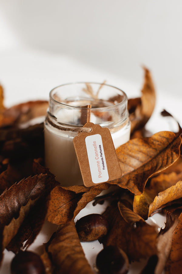 1 bougie mèche en bois 15€ = la 2ème -50 %